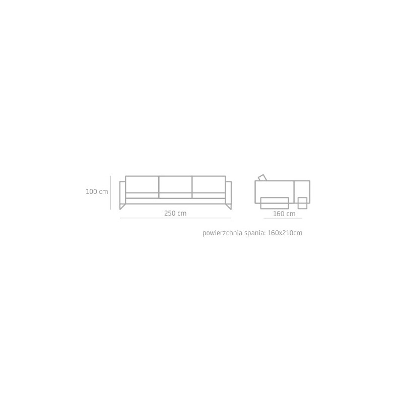 Rozkładany narożnik Kenzo I 250x160 cm Rozkładany narożnik Kenzo I 250x160 cm