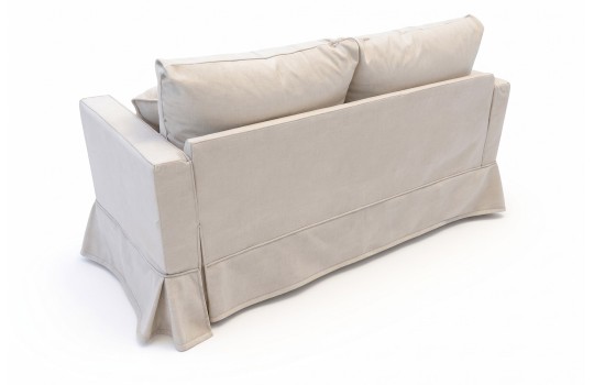 Sofa Vesper ze ściąganym pokrowcem, widok od tyłu na tapicerkę