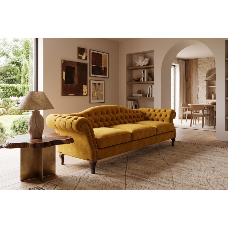 Sofa Solano w kolorze musztardowym Sofa Solano w kolorze musztardowym