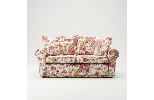 Sofa z funkcją spania w róże Vera Sofa z funkcją spania w róże Vera