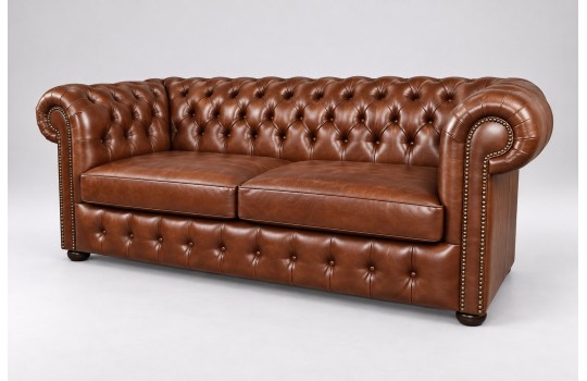 Koniakowa sofa Parole 200 cm z zestawu, widok od frontu