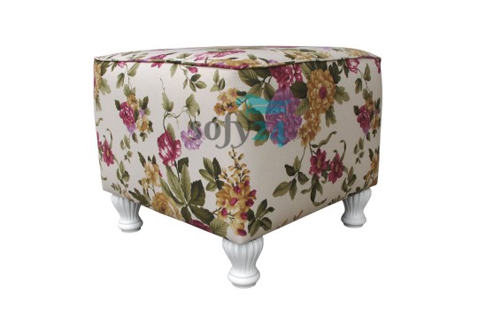 pufa w stylu prowansalskim Brylant