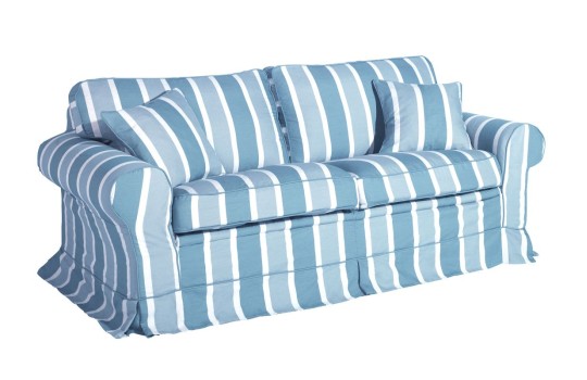 Sofa w niebieskie pasy Brylant 