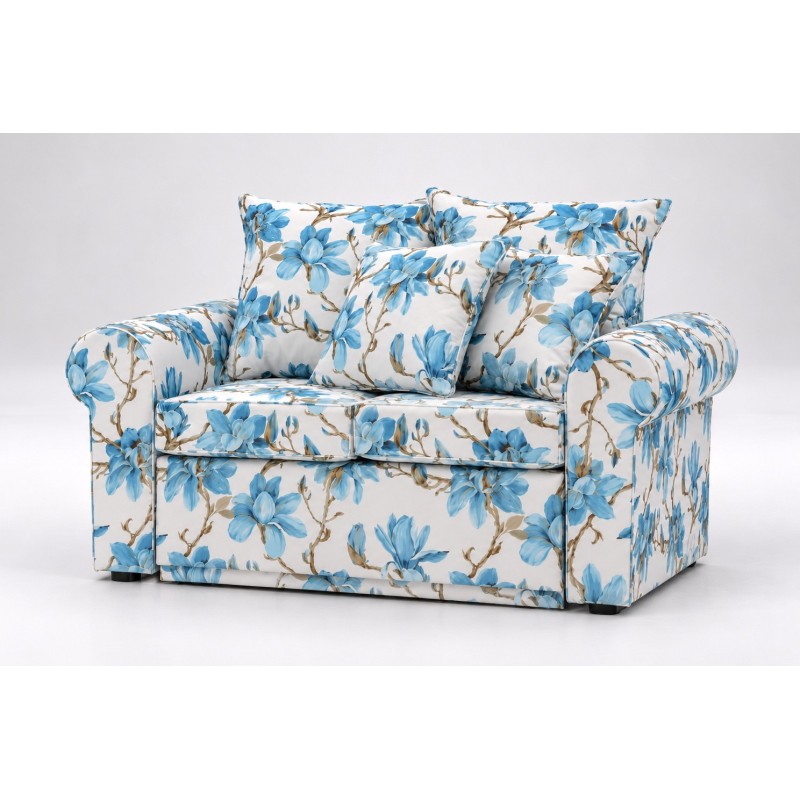 Sofa Roza 186 cm rozkładana na wózku, z pojemnikiem Sofa Roza 186 cm rozkładana na wózku, z pojemnikiem