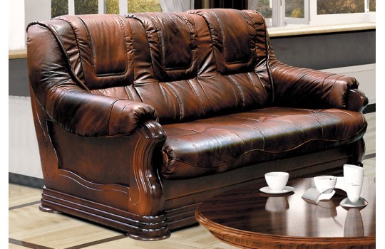 Sofa ze skóry naturalnej Palmer 3 Sofa ze skóry naturalnej Palmer 3