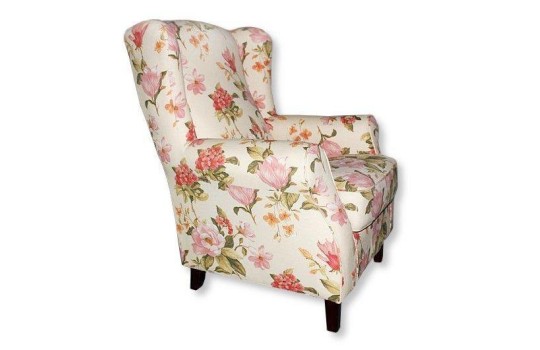 Kwiecisty fotel Bolero 