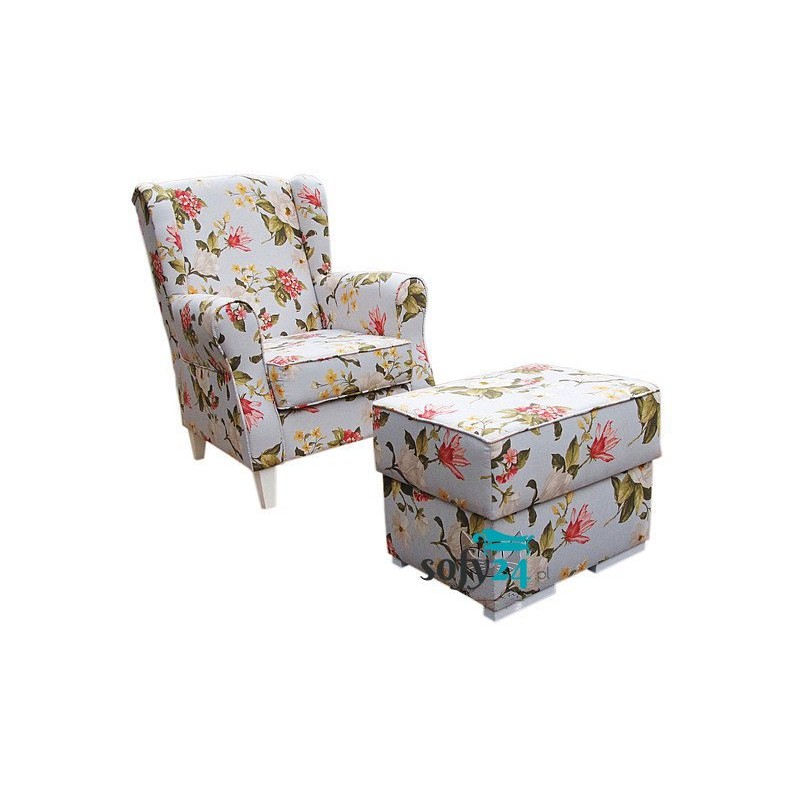 Fotel i pufa Bolero 