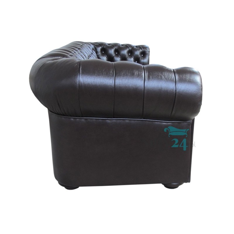 Sofa ze skóry chesterfield 