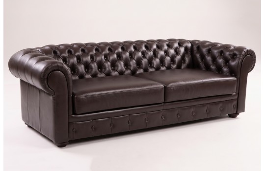 Sofa ze skóry Chesterfield Retro