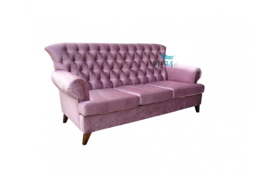 Pikowana kanapa glamour Lopez