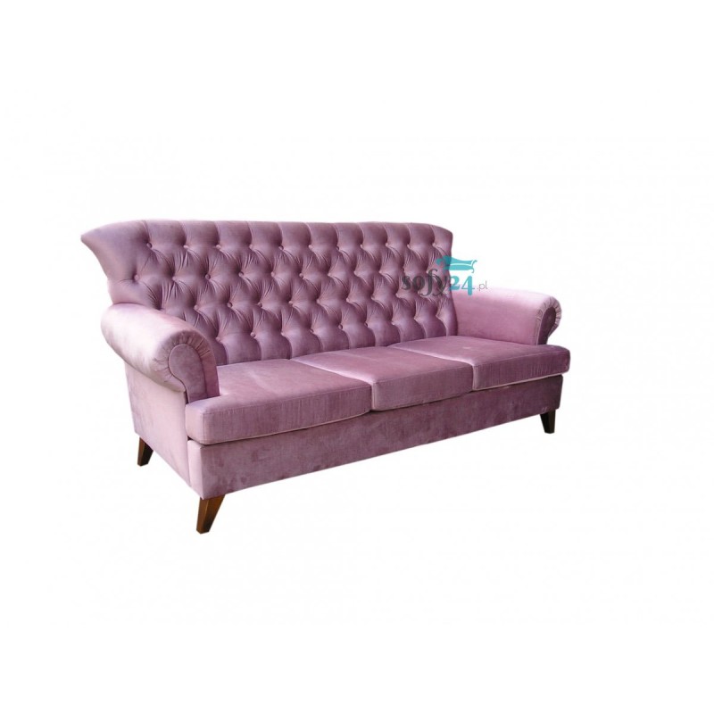 Pikowana kanapa glamour Lopez