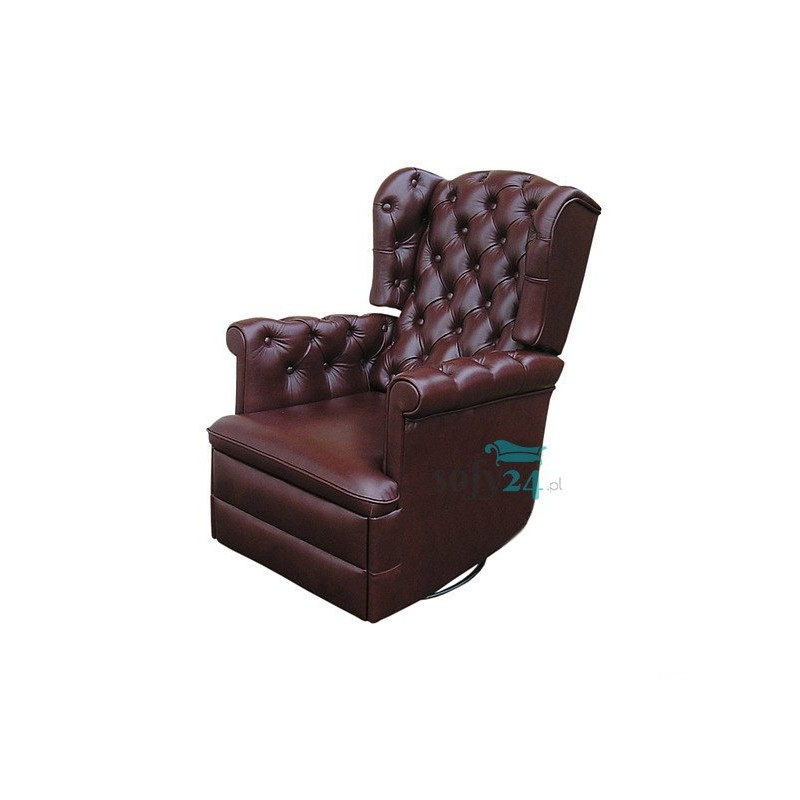 Pikowany fotel z funkcją relaks Bergamo