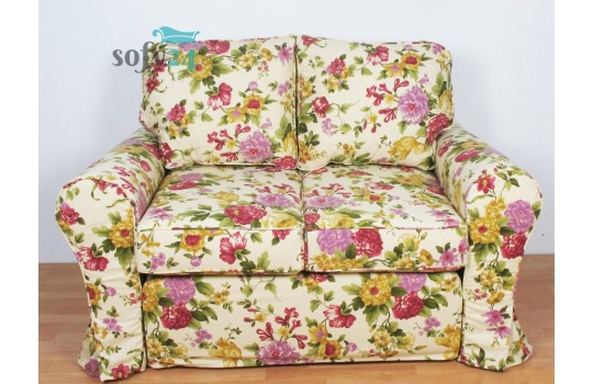 Sofa w kwiaty z ściąganym pokrowcem Luis ( 0001 ) 