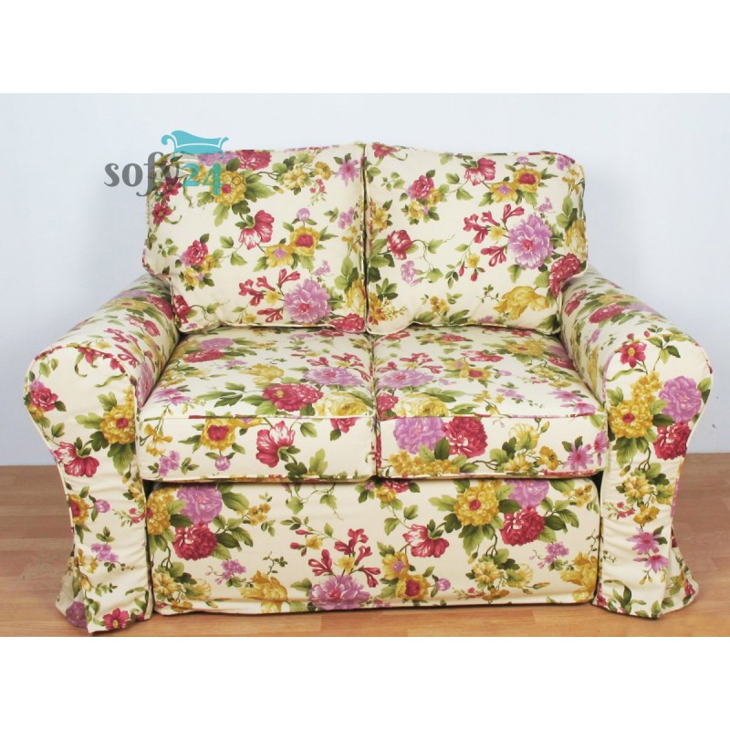 Sofa w kwiaty z ściąganym pokrowcem Luis ( 0001 ) 