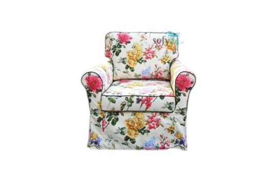 Fotel w stylu angielskim ze ściąganym pokrowcem Luis 