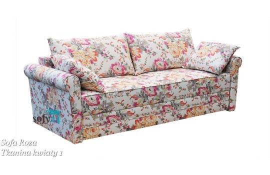 Sofa w kwiaty Roza