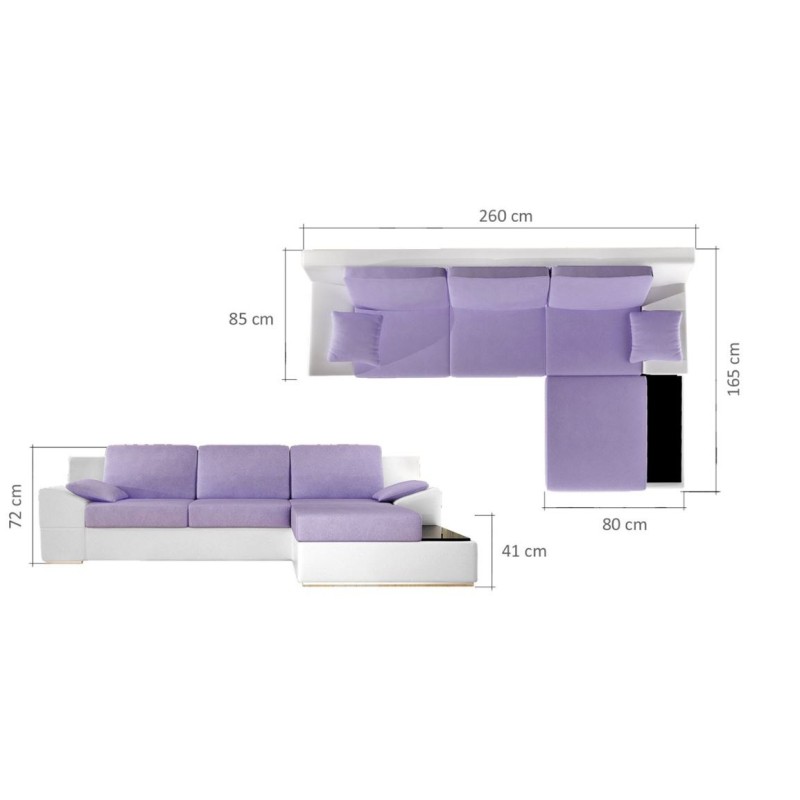 Narożnik Clark wymiary 