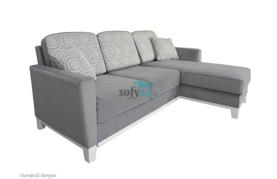 Narożnik 200 x 160 cm z funkcją spania Bergen