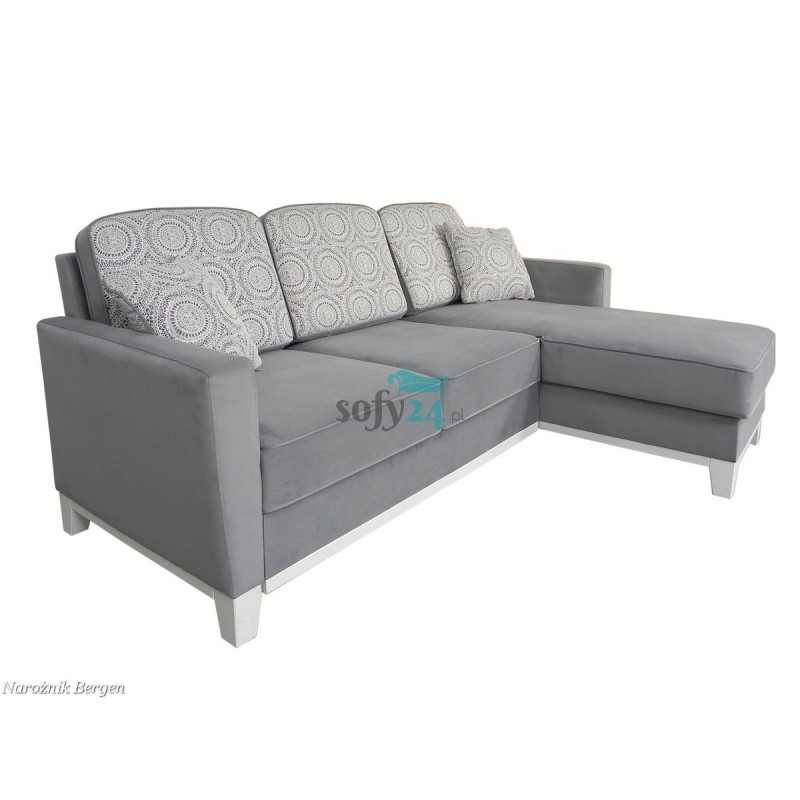 Narożnik 200 x 160 cm z funkcją spania Bergen