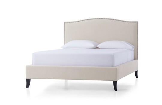 Łóżko King dostępne w wielu kolorach tkanin i skór naturalnych 