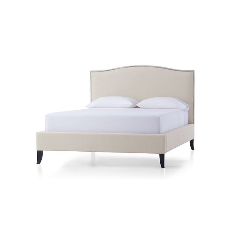 Łóżko King dostępne w wielu kolorach tkanin i skór naturalnych 