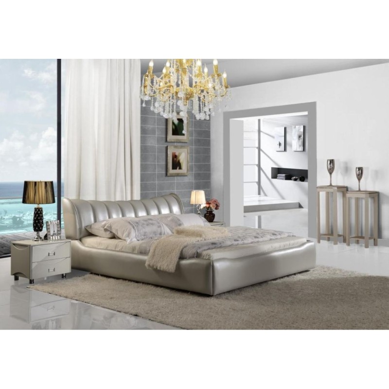 Nowoczesne łoże tapicerowane Mika