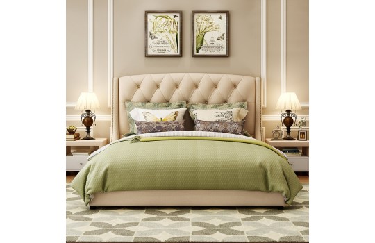 Łóżko pikowane do klasycznej sypialni Linea 2 