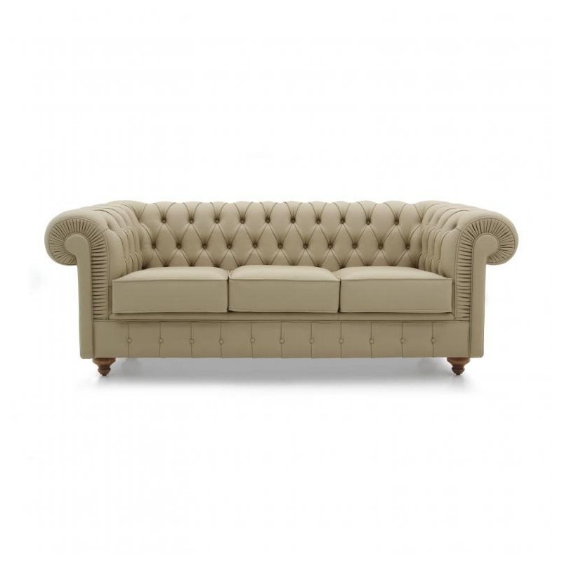 Sofa chesterfield z falbankami Irys 
