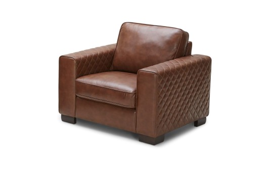 Nowoczesny fotel ze skóry Grand