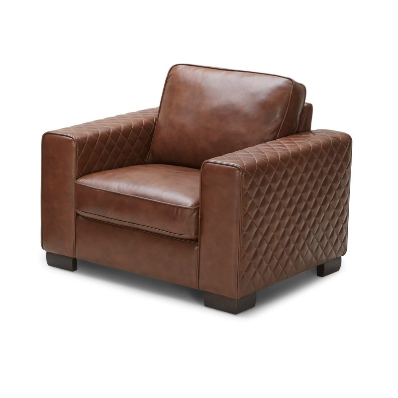 Nowoczesny fotel ze skóry Grand