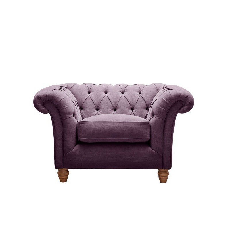 Pikowany fotel chesterfield do salonu Brandford Pikowany fotel chesterfield do salonu Brandford