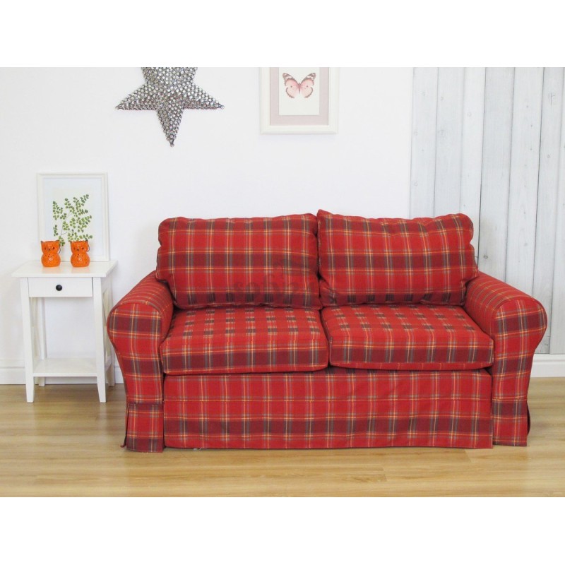 Czerwona klasyczna sofa Rubin