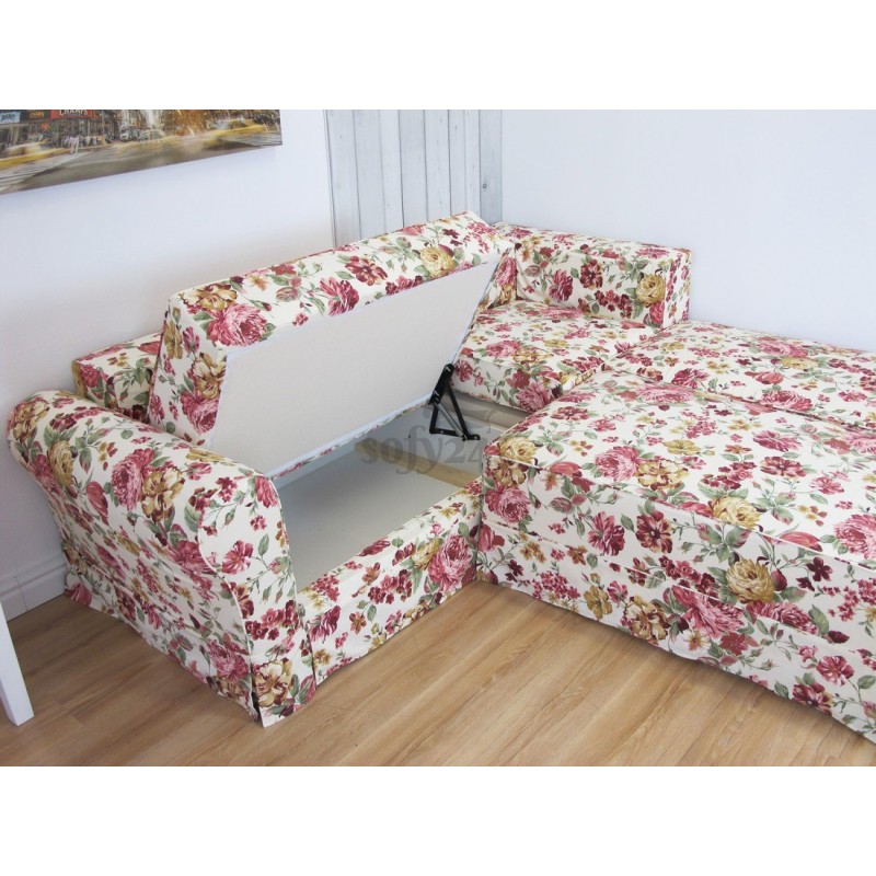 Narożnik ze schowkiem na pościel Rubin