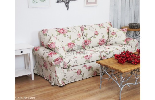 Sofa Brylant w tkaninie w kwiaty Sofa Brylant w tkaninie w kwiaty
