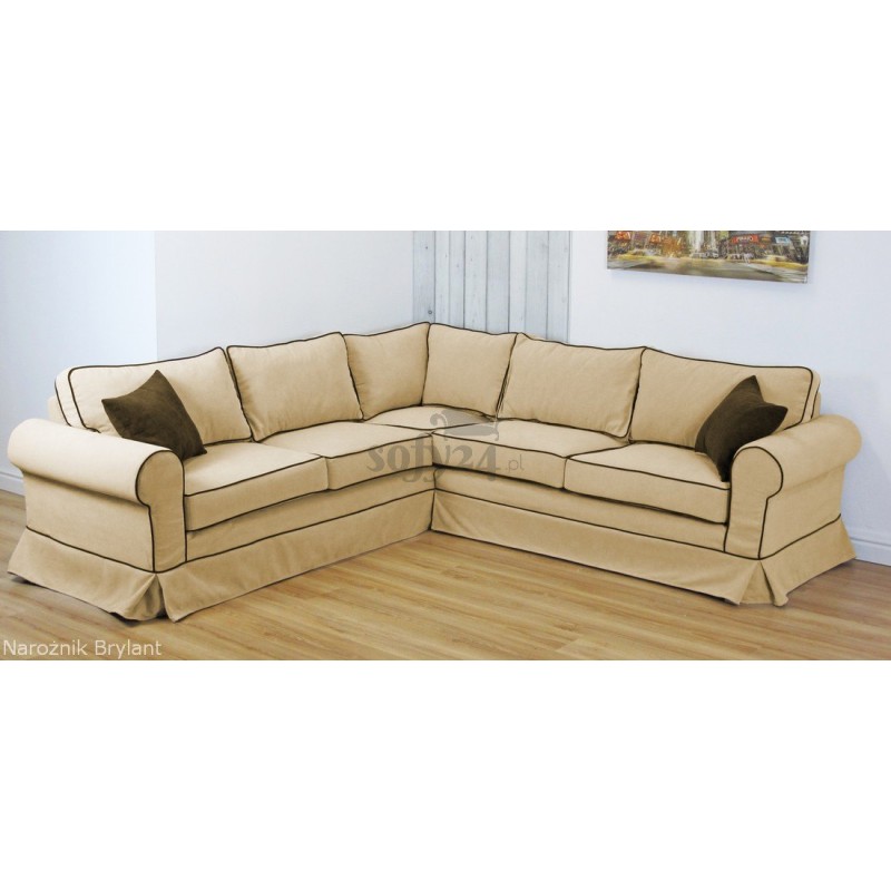 Klasyczny narożnik 250 x 250 cm Brylant 