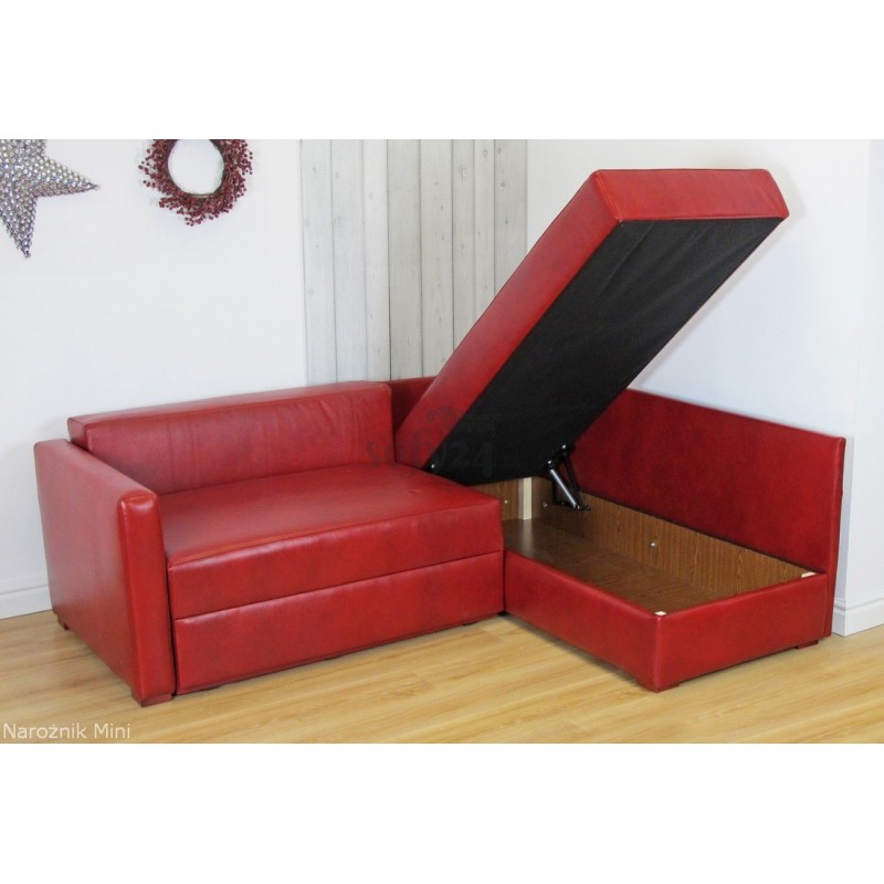 Narożnik mini z 2 pojemnikami na pościel