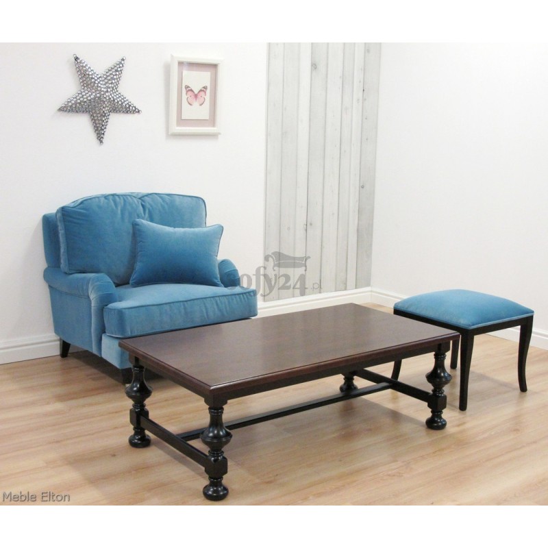 Fotel Elton ze stoliczkiem 