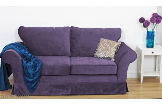 Fioletowa sofa Ambasador