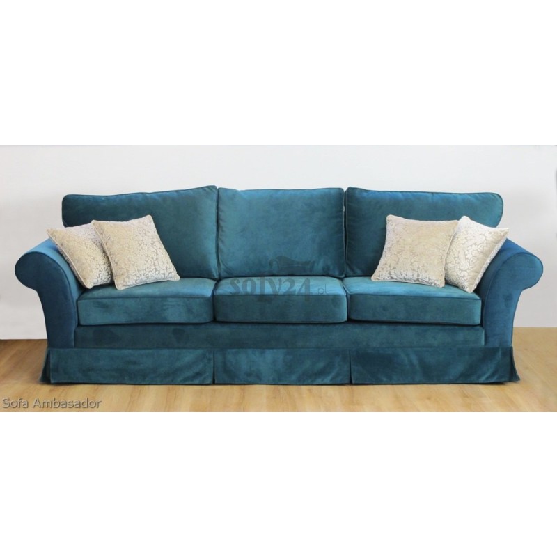 Klasyczna sofa dla 4 osób Ambasador 285 cm