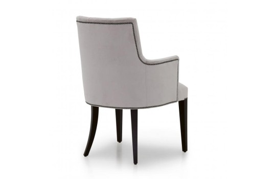 Zaokrąglony tył fotela Alfred 