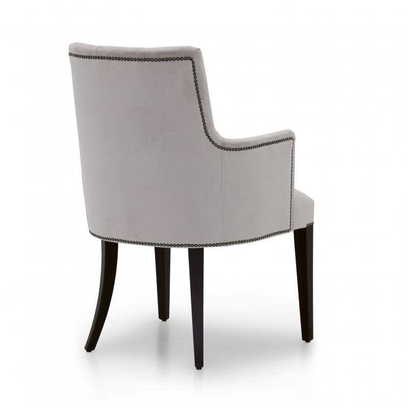 Zaokrąglony tył fotela Alfred 