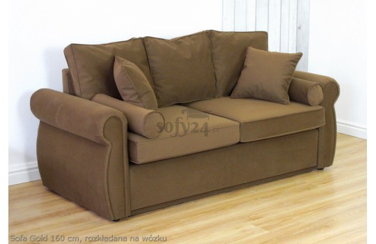 Sofa Gold z wózkiem 