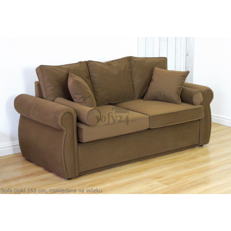 Sofa Gold z wózkiem 