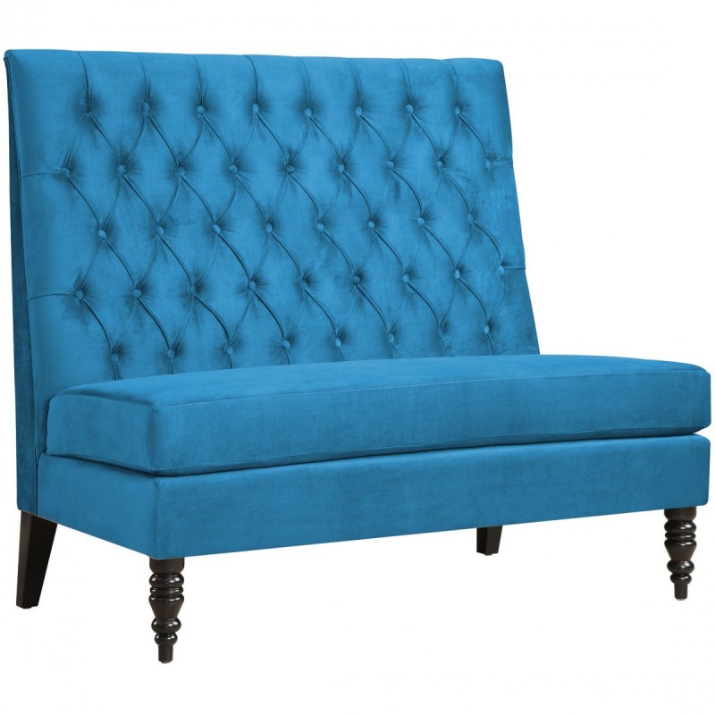 niebieska sofa do jadalni Verano