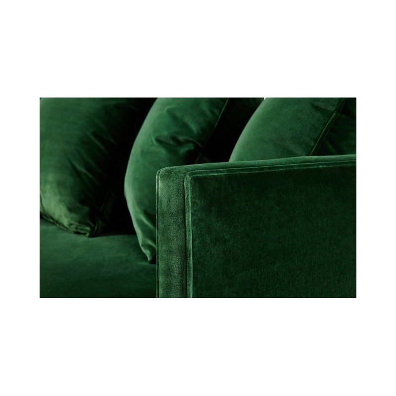 Sofa w pluszowej tkaninie plamoodpornej Wilton
