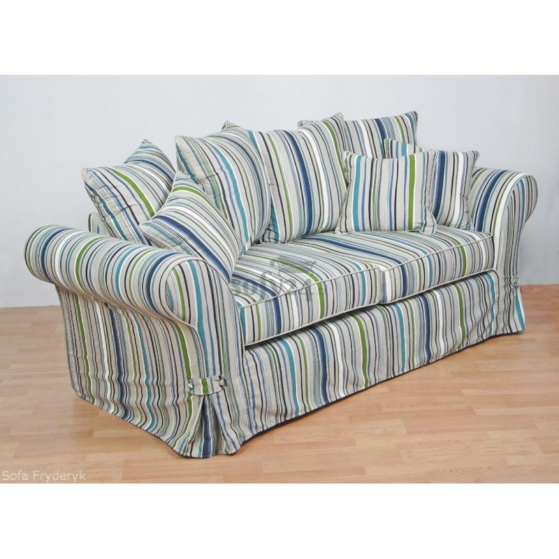 Klasyczna sofa w paski Fryderyk