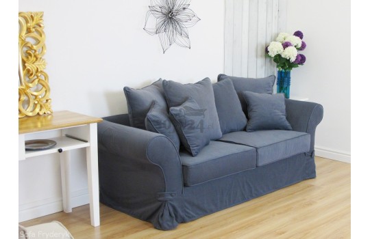 Angielska sofa ze ściąganym pokrowcem 