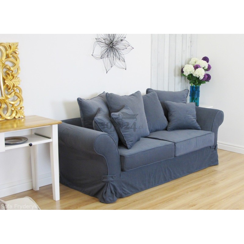 Angielska sofa ze ściąganym pokrowcem 