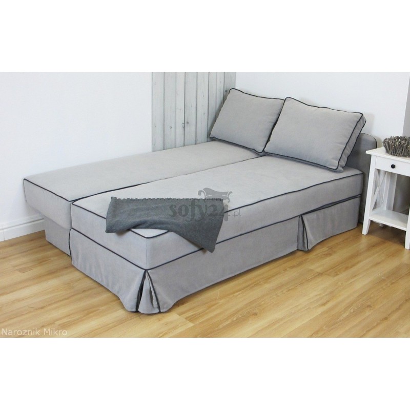 Narożnik z dużą powierzchnią spania Mikro