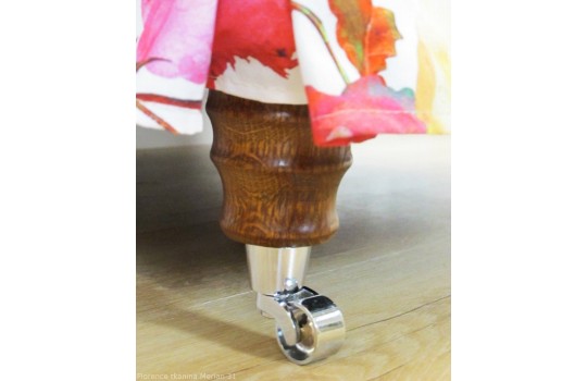 Nóżki drewno dębowe + chrom